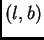$ (l,b)$