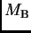 $ M_{\rm B}$