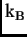 $ \hbox{${\rm k}_{\sc\rm B}$}$
