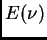 $\displaystyle E(\nu)$