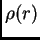 $ \rho(r)$
