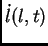 $ \dot l(l,t)$