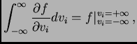 $\displaystyle {\partial f\over\partial t}+\sum_{\alpha=1}^6\dot l_\alpha{\partial f\over\partial l_\alpha}=0 .$