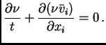$\displaystyle {\partial f\over\partial t} + \sum_{i=1}^3\left(v_i{\partial f\ov...
...l x_i}-{\partial\Phi\over\partial x_i}{\partial f\over\partial v_i}\right)=0 .$