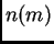$ n(m)$