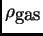 $ \rho_{\hbox{\rm gas}}$