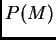 $ P(M)$